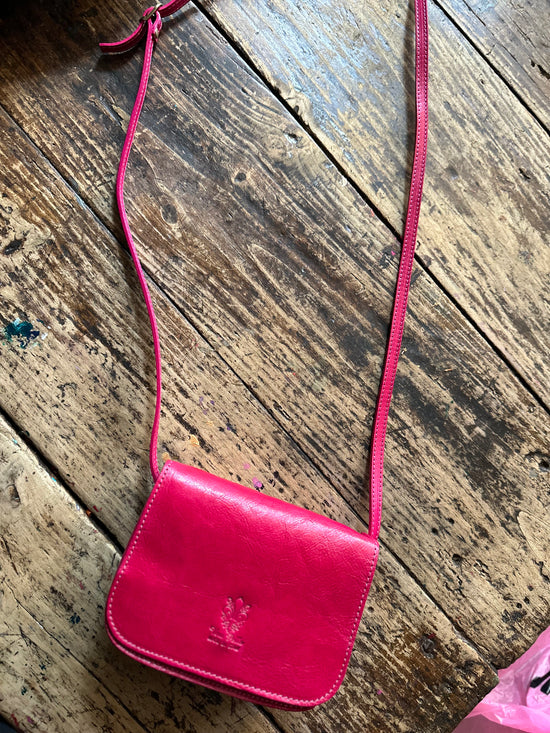 Italian Leather Cross Body Bag