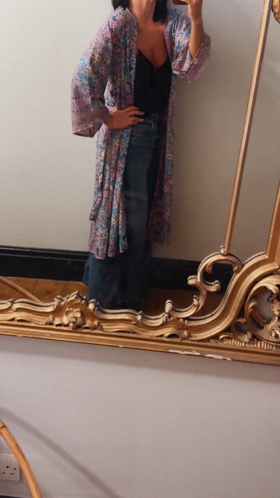 Boho Silk Kimono