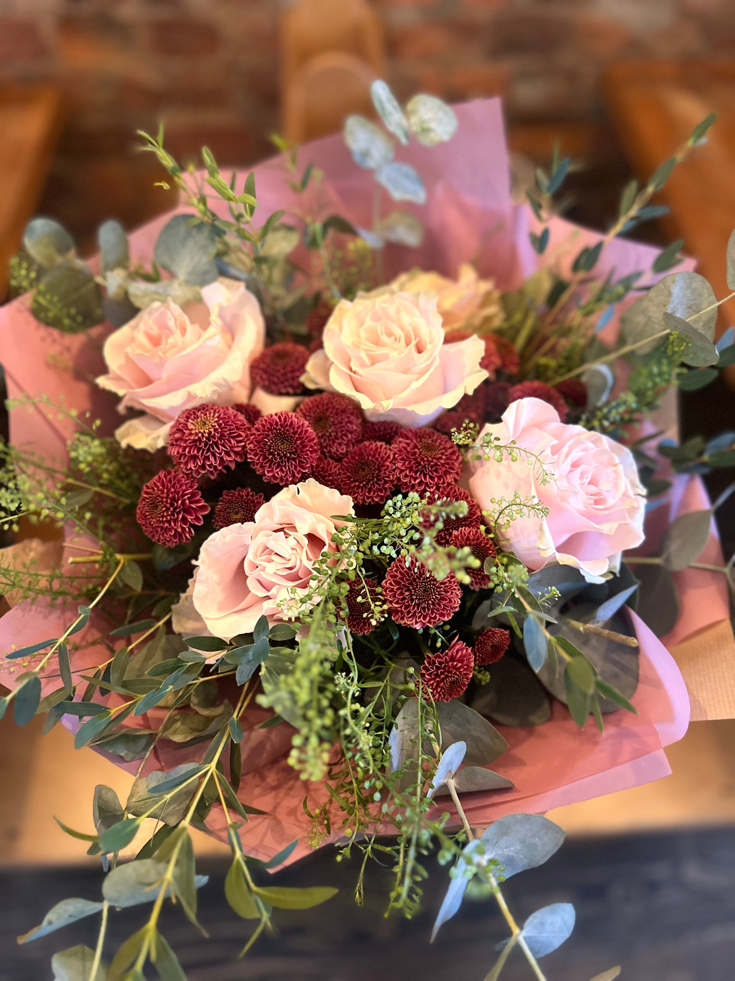 Autumn “blush” bouquet
