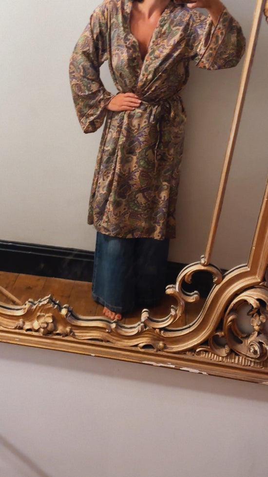 Boho Silk Kimono