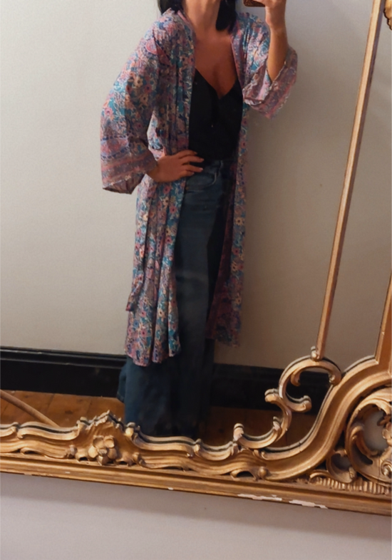 Boho Silk Kimono