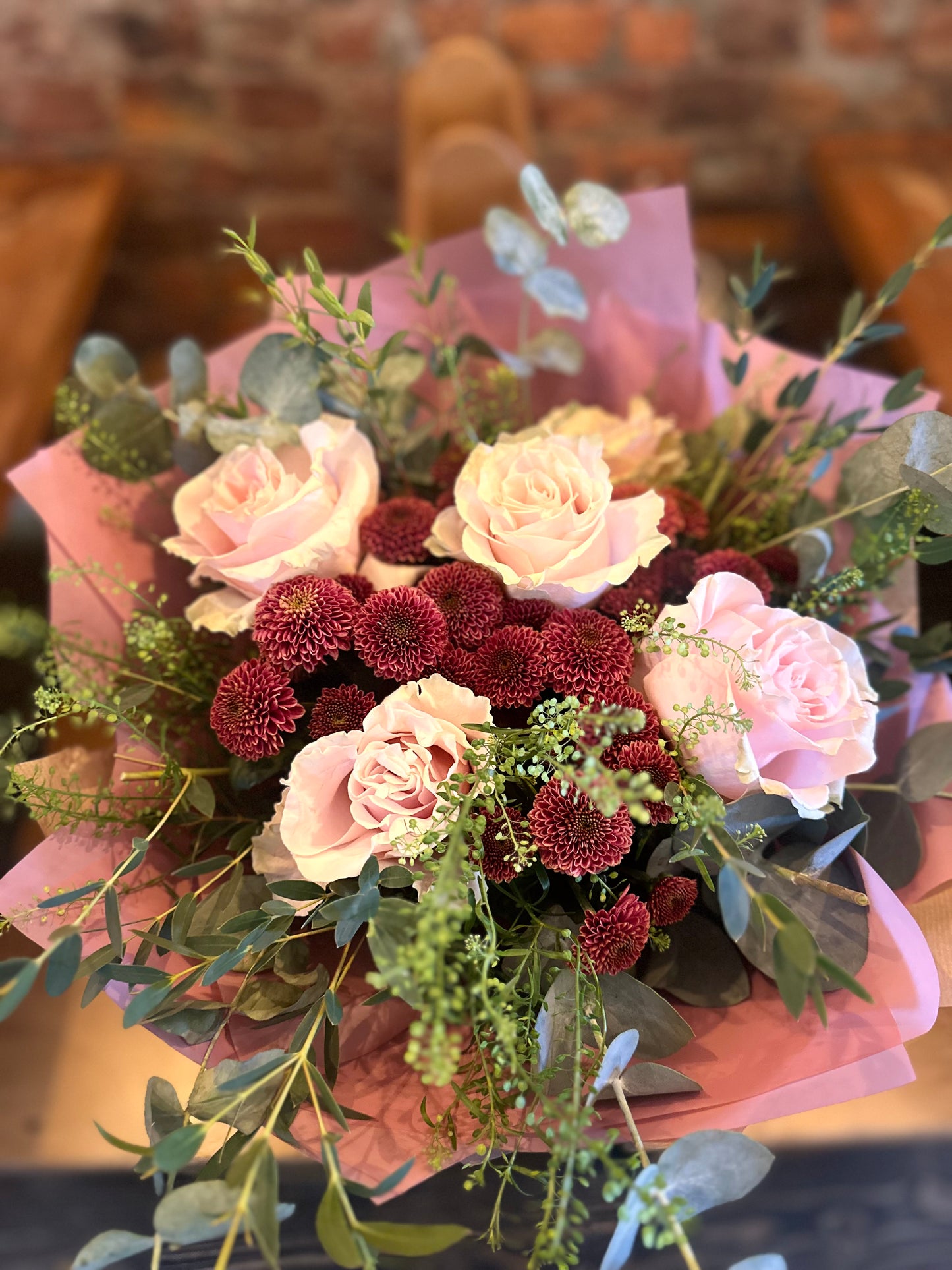 Autumn “blush” bouquet