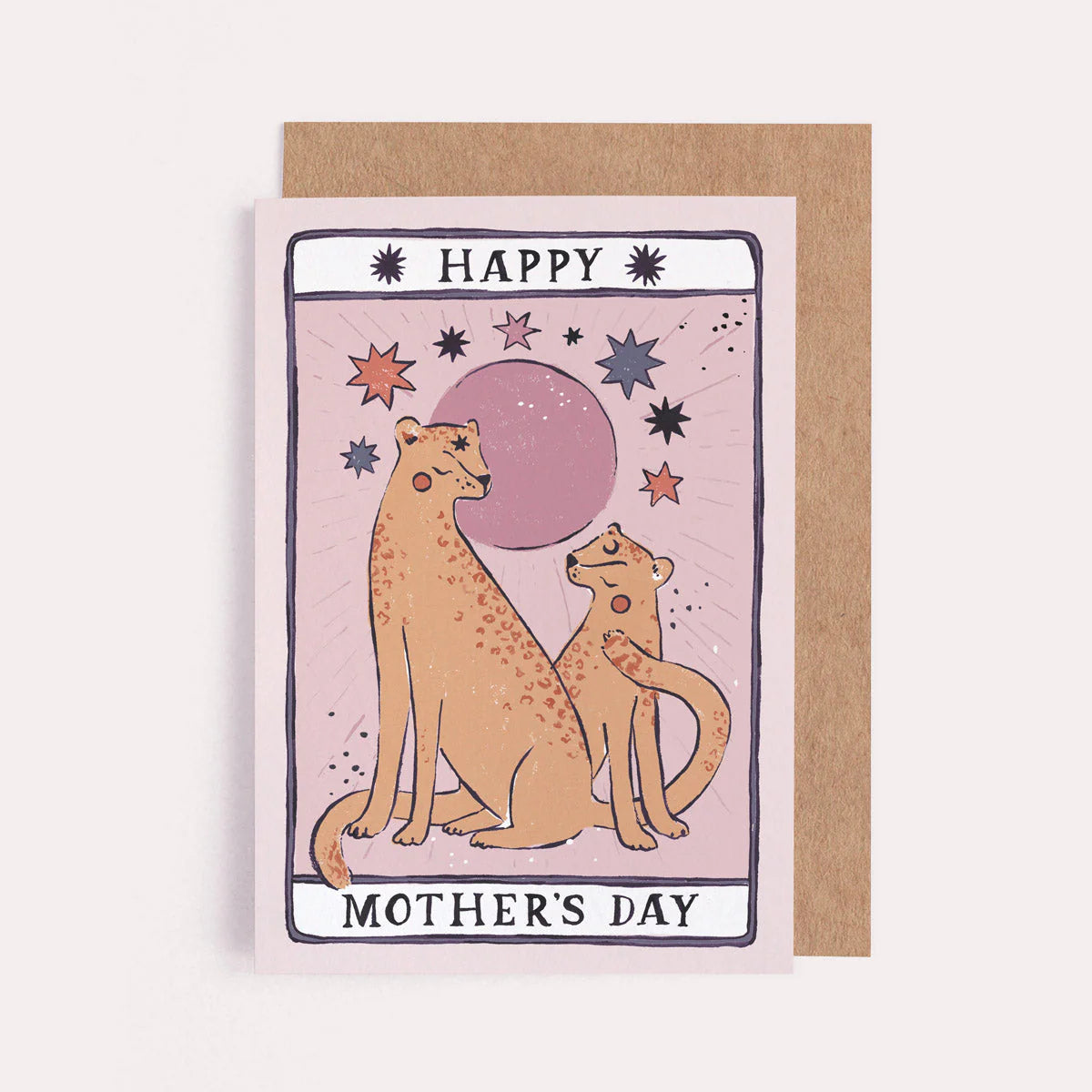 Tarot Leopard Mother’s Day Card