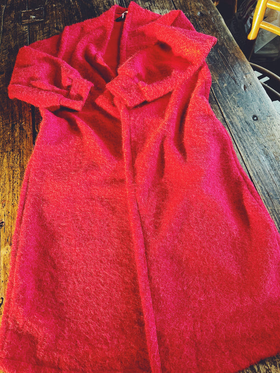 ‘Ophelia’ long coat - Red