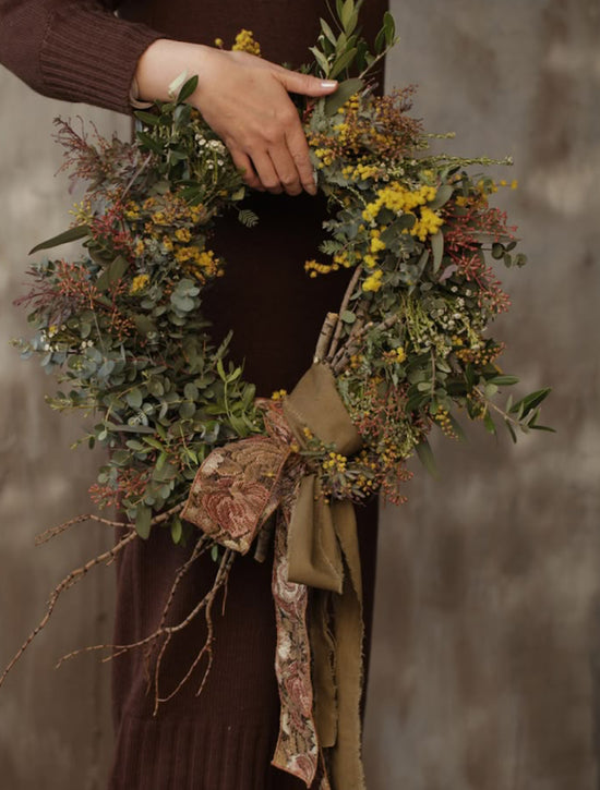 Autumn Wreath making with Rose & Lee