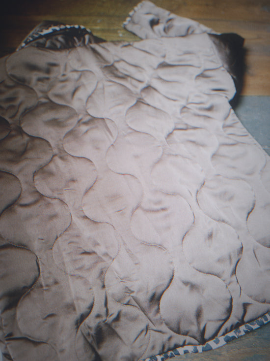 Chocolate Quilted Kimono Jacket