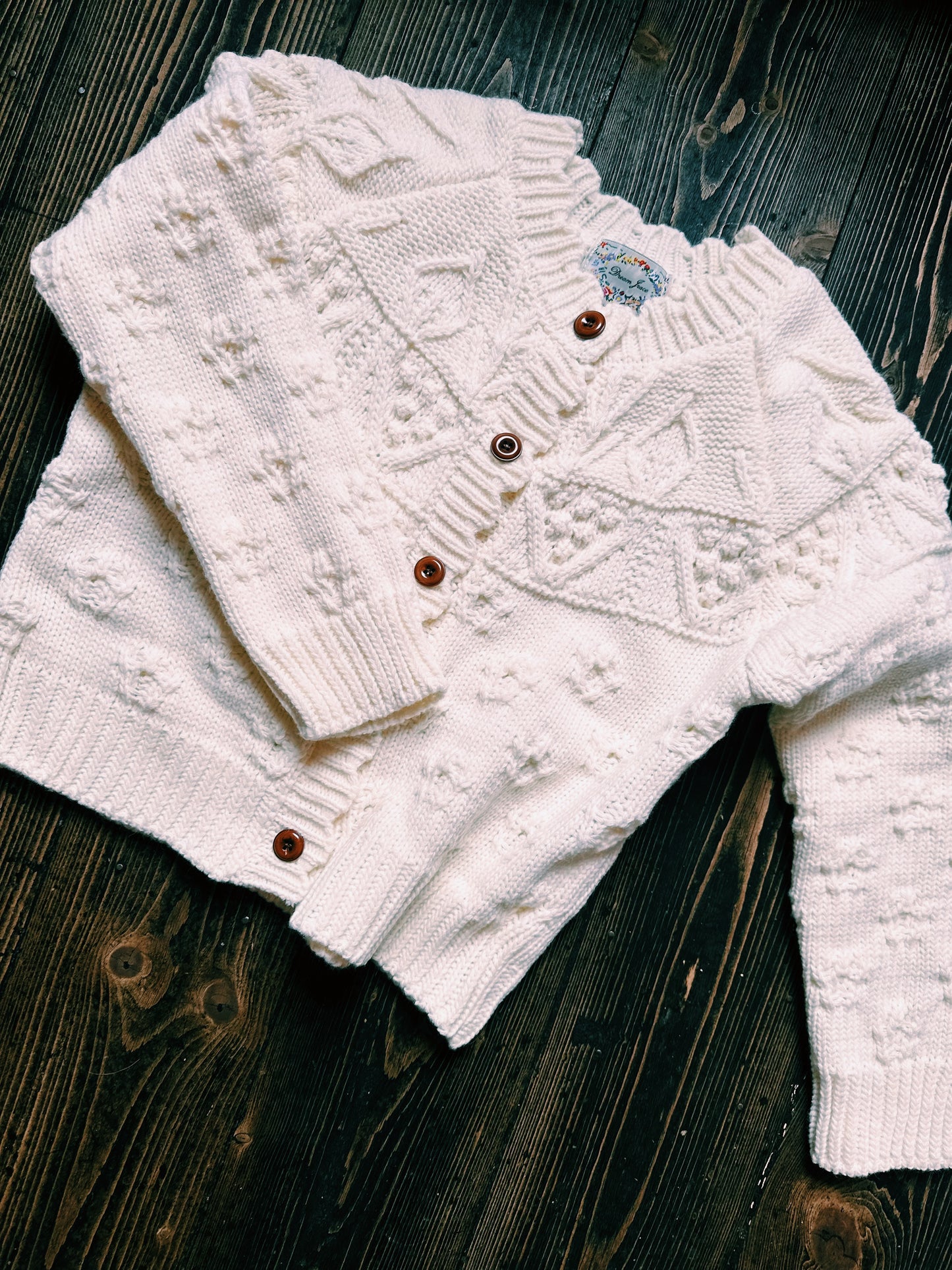Sienna Cream Knit Cardigan