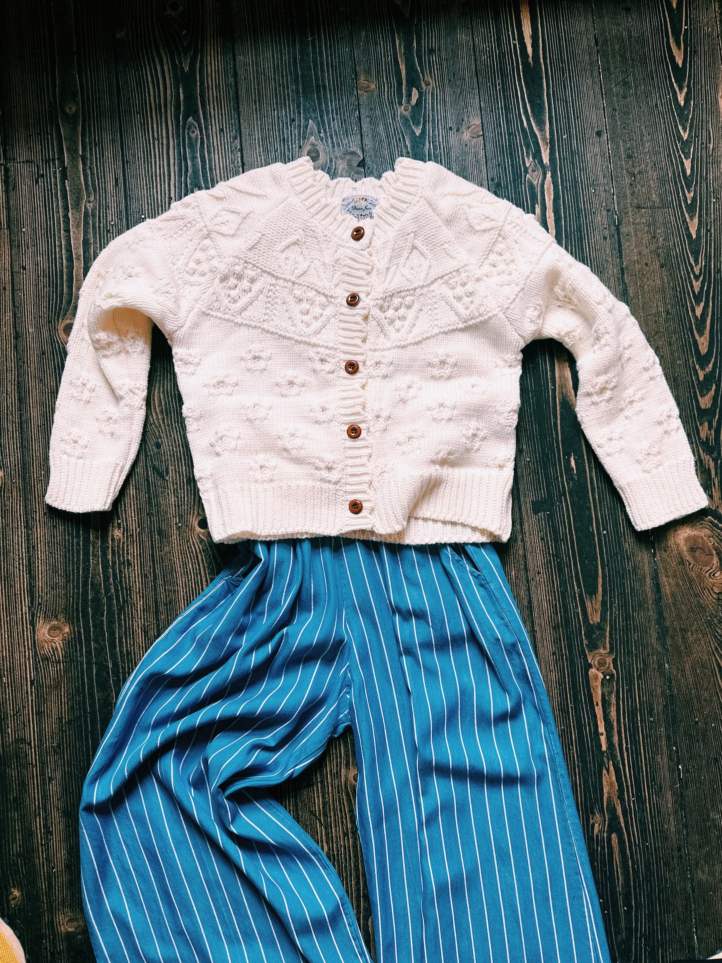 Sienna Cream Knit Cardigan