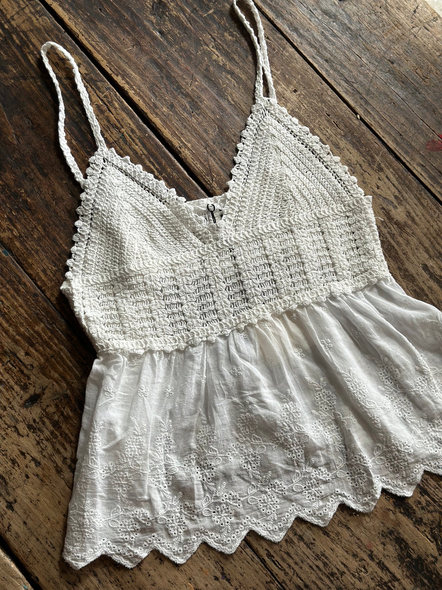 White Boho Camisole
