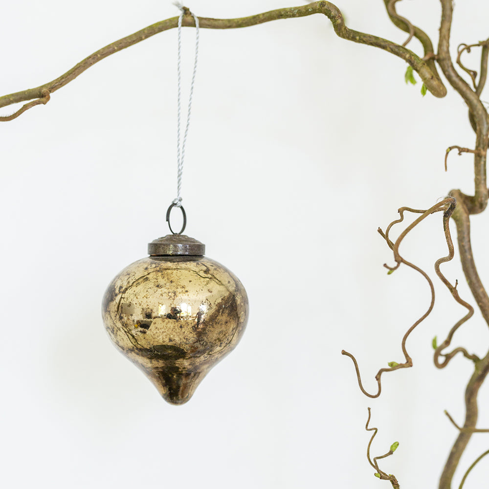 Onion Christmas Decoration - Small Gold