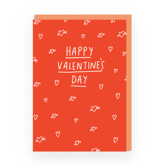 Cupid Hearts Happy Valentine’s Day Card