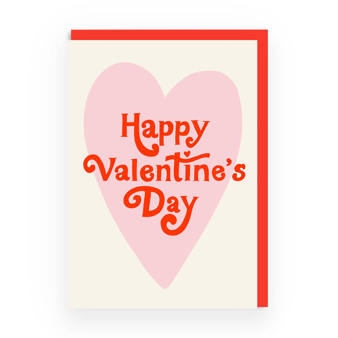 Retro Happy Valentine’s Day Card