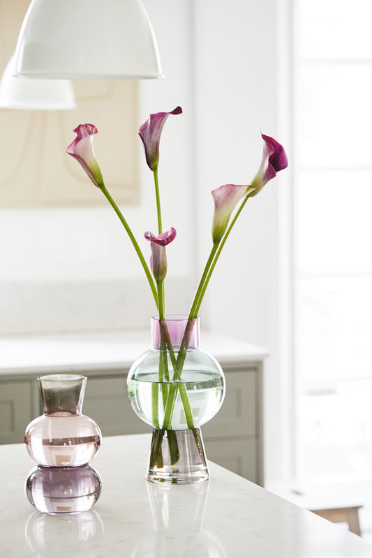 Purple Danish Glass Vase