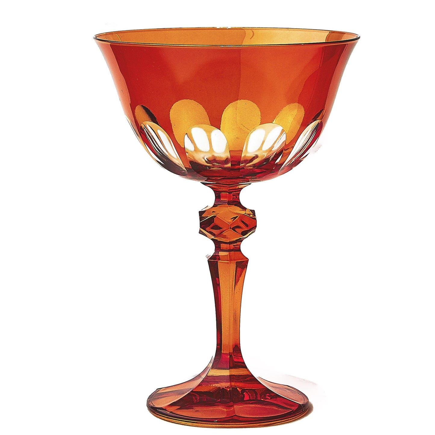 Rialto Coup Glass - Orange