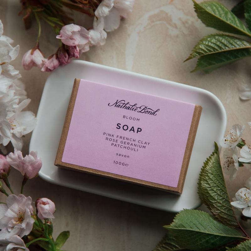 Bloom Soap Bar - French Clay, Rose Geranium & Patchouli