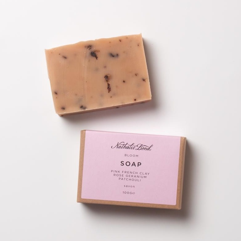Bloom Soap Bar - French Clay, Rose Geranium & Patchouli